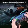 RGB Wireless BT Controller for Nintendo Switch 1/2/OLED Gamepad for Android Phone/PC Hall Effect Joystick with Turbo Function