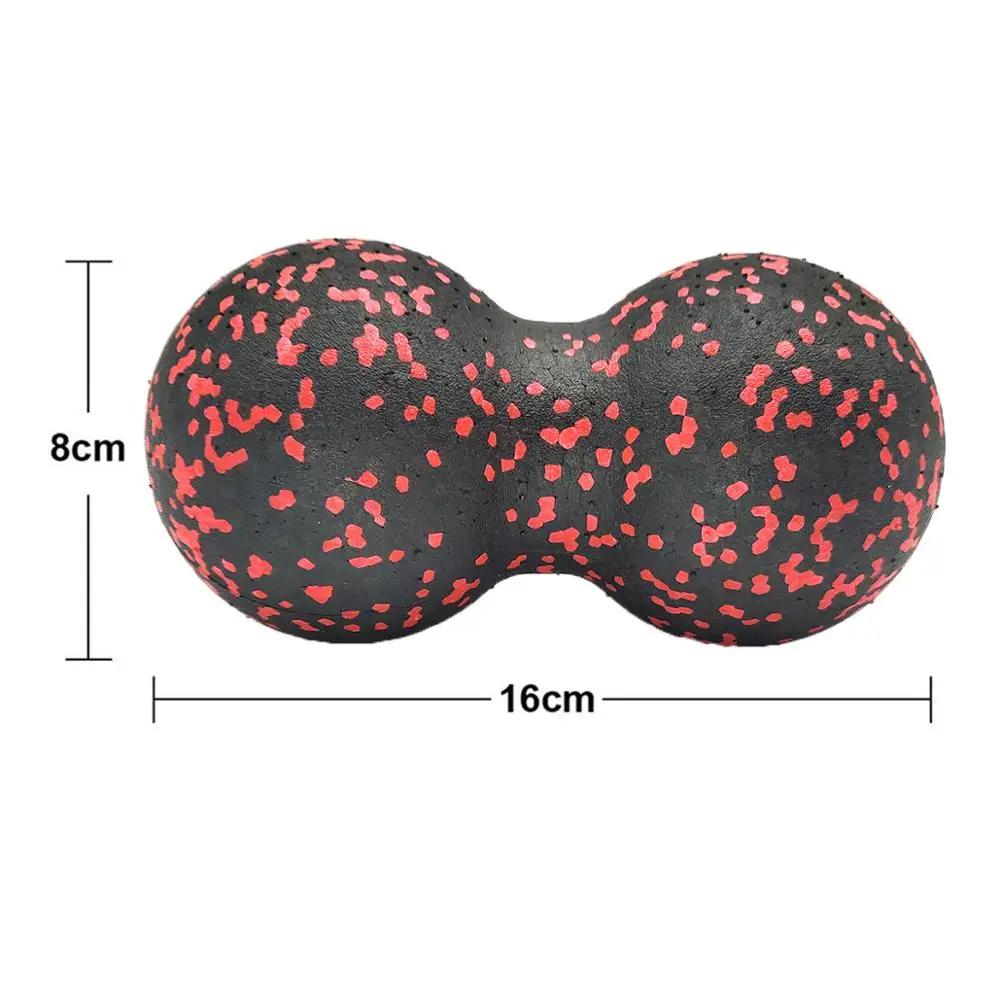 Massage Ball Double Lacrosse Ball Mobility  Peanut Ball for Self-Myofascial Release Deep Tissue Massage Tool