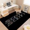 S-Scott Bike Logo Bathroom Mat Non-Slip Laundry Room Mat Laundry Decor Balcony Child Living Room Toilet Rug