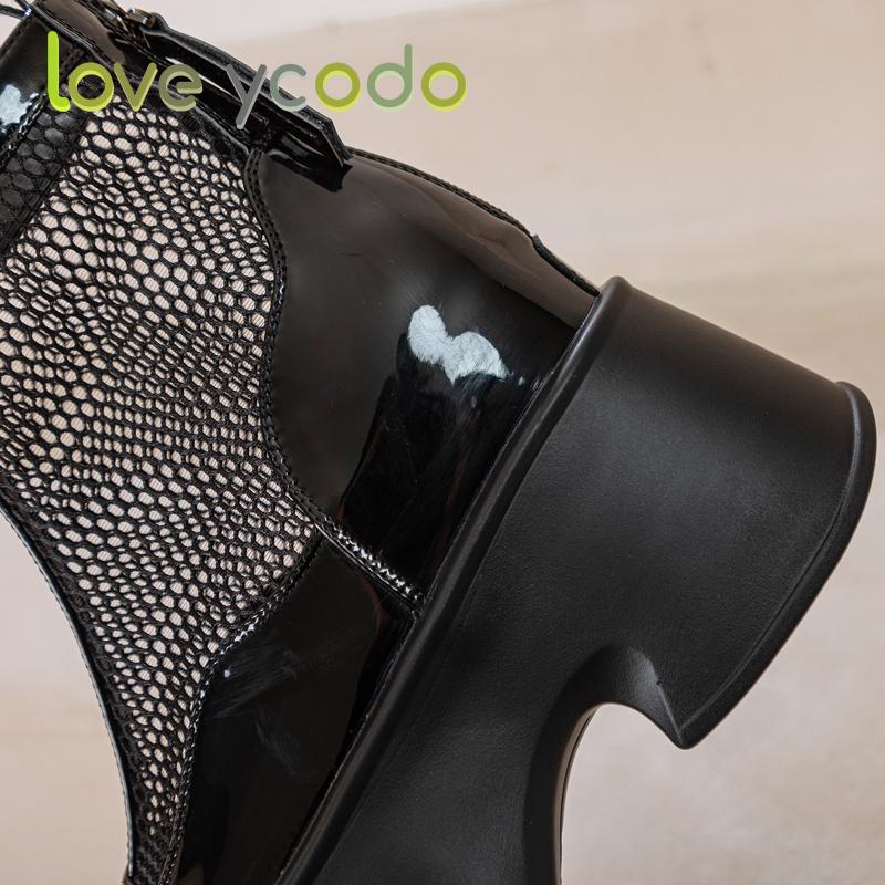 Women's Summer Breathable Increase Platform Boots, Fashion Women's Increase Waterproof Platform Shoes