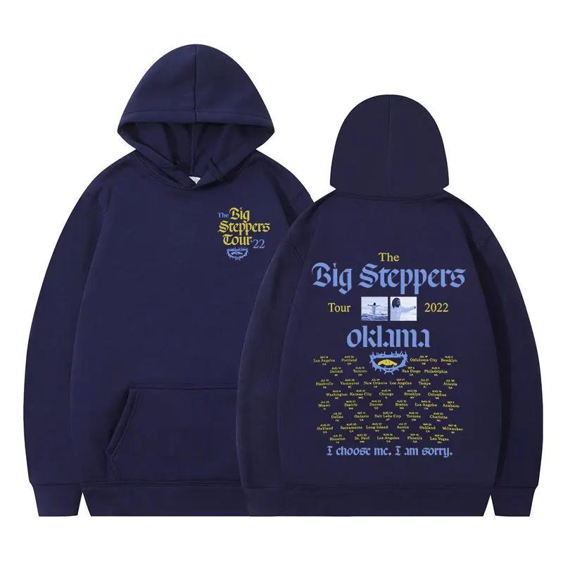 Rapper Kendrick Lamar Hoodie Mr. Morale & The Big Steppers Tour Print Hooded Fleece Sweatshirts Men'S Hip Hop Streetwear