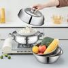 Debo 4-Piece Cookware and Rice Strainer Set