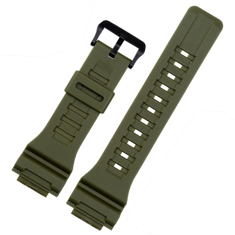 

For Casio Aqs810 Strap AQ-S810W Watch Replacement Original Accessories WC-5208 Rubber Case White 5208 Resin Silicone Watch Strap 18mm