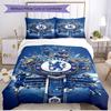 3pcs Duvet Cover Set (1*Duvet Cover + 2*Pillowcase, Without Core), Chelsea FC Print Soft All‑Season Bedding Set, Home Bedroom Decor Gift