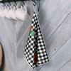Hosuly 4 Pcs Fall Kitchen Towels Fall Dish Hand Tea Towels Pumpkin Buffalo Plaid Absorbent Fast Drying Dishcloths for Autumn Harvest Bathroom Decor