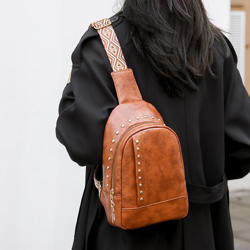 Women Bag Waist Packs High Quality PU Leather Crossbody Bag For Women Luxury Designer Women's Chest Bag Shoulder Bag Handbag