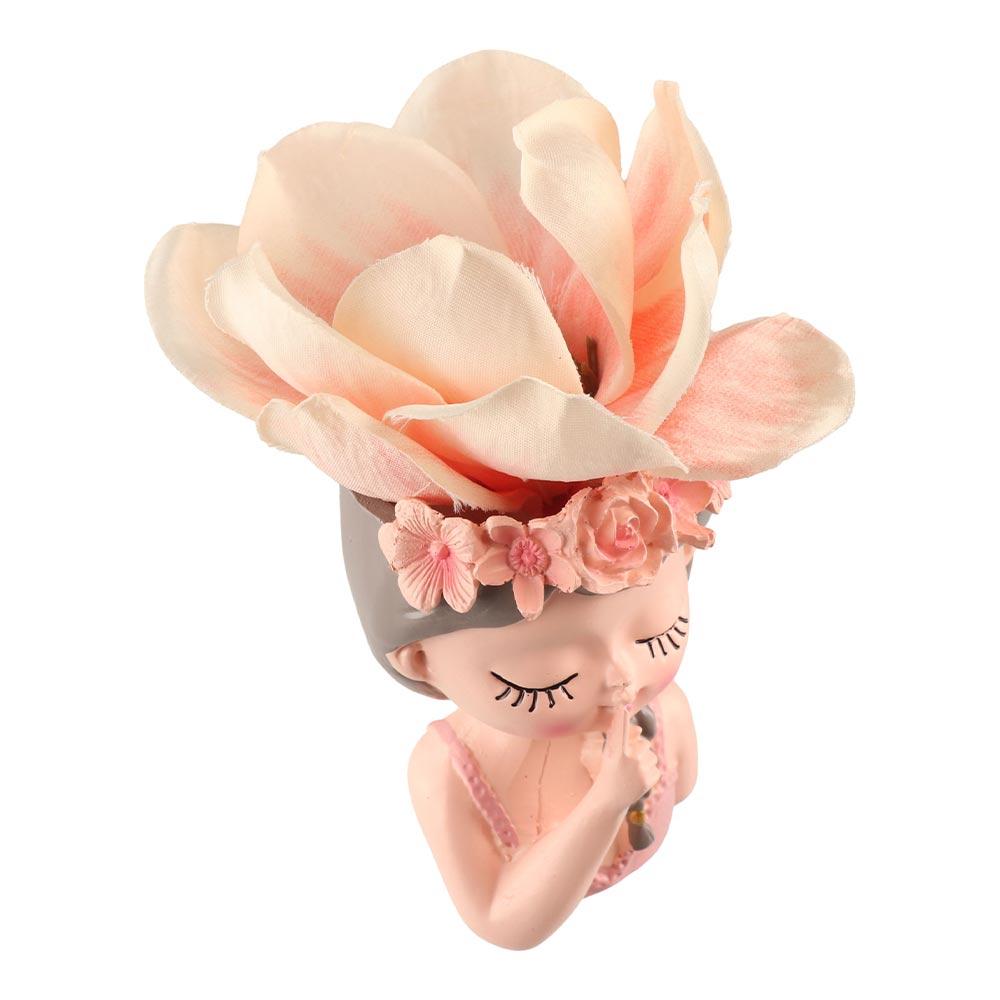 Nordic Girl Decorative Planters Resin Succulent Cactus Planter Pot Indoor