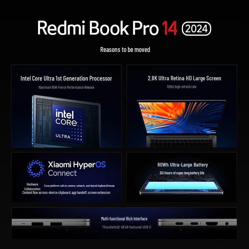 Xiaomi RedmiBook Pro 14 2024 Laptop (CN version)