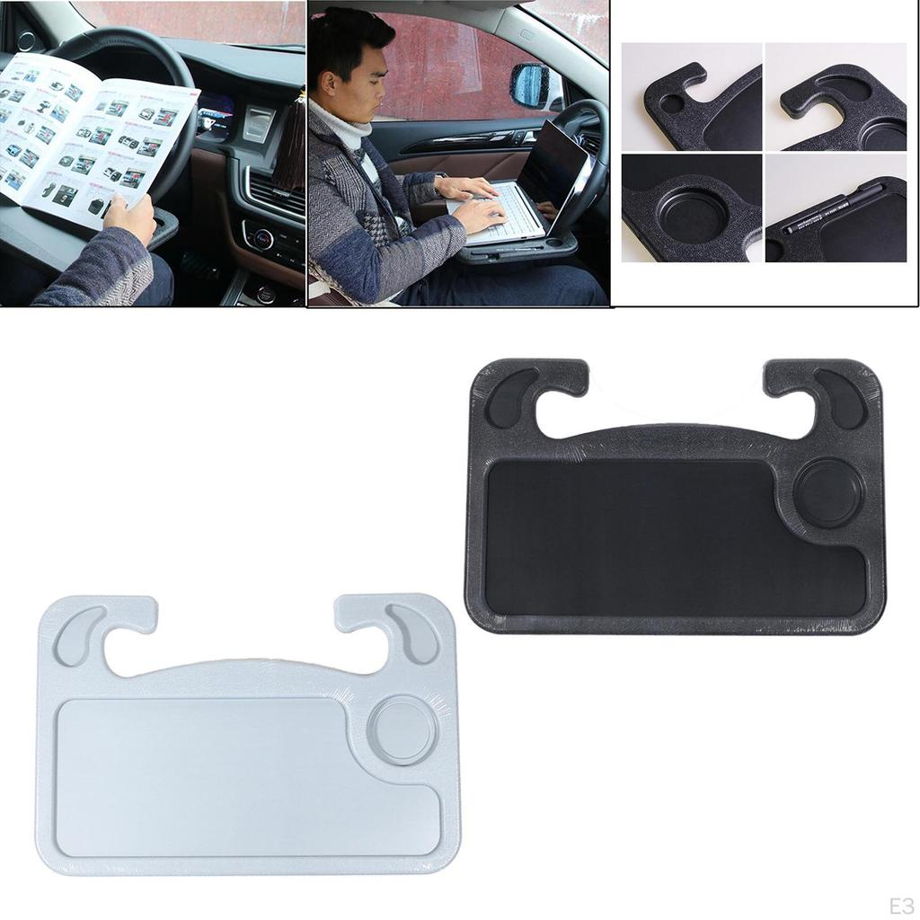 Steering Car Table, Wheel Desk and Vehicle Seat Mount Notebook Laptop Eating Desk,Car Food