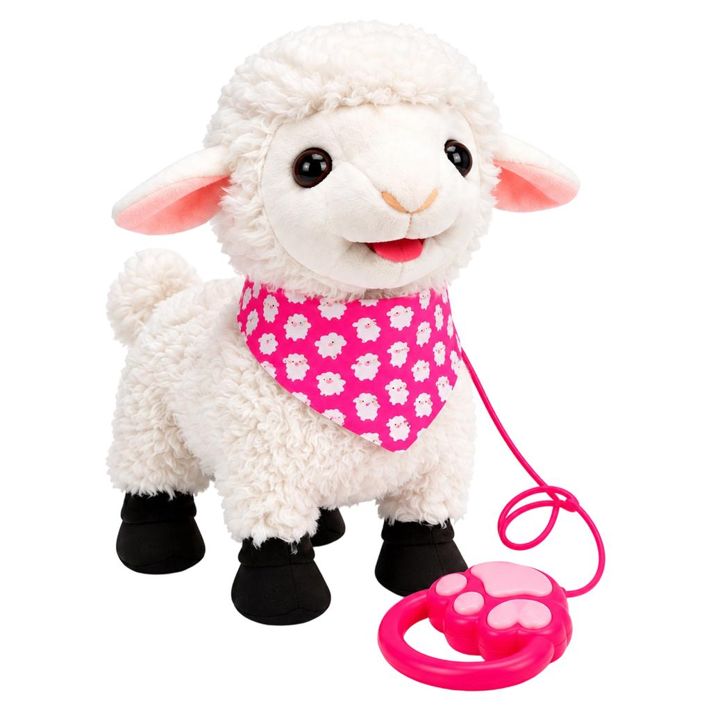 Interactive Electronic Plush Toy with 8 Songs, Talking and Licking Tongue, Toy