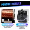 Pack-4 Car 5 Pin Relay, 12V 40A Conversion Starting DC Heavy Motor Replacement, PA66 Waterproof Flame Retardant Shell + Pure Copper Coil, Universal