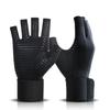 Copper Fiber Silicone Non-slip Gloves Breathable Bike Gloves Sports Half-finger Gloves  Bicycle
