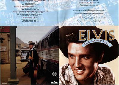 CD ELVIS PRESLEY  Great Country Songs BVCP6001 RCA 1997 Japan Rock Used