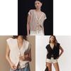 Street Style Knit Vest With 3d Spliced Pattern For Women Winter Fashion