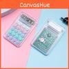 Macaron Mini Calculator Color Small Portable Transparent Student Supplies Office