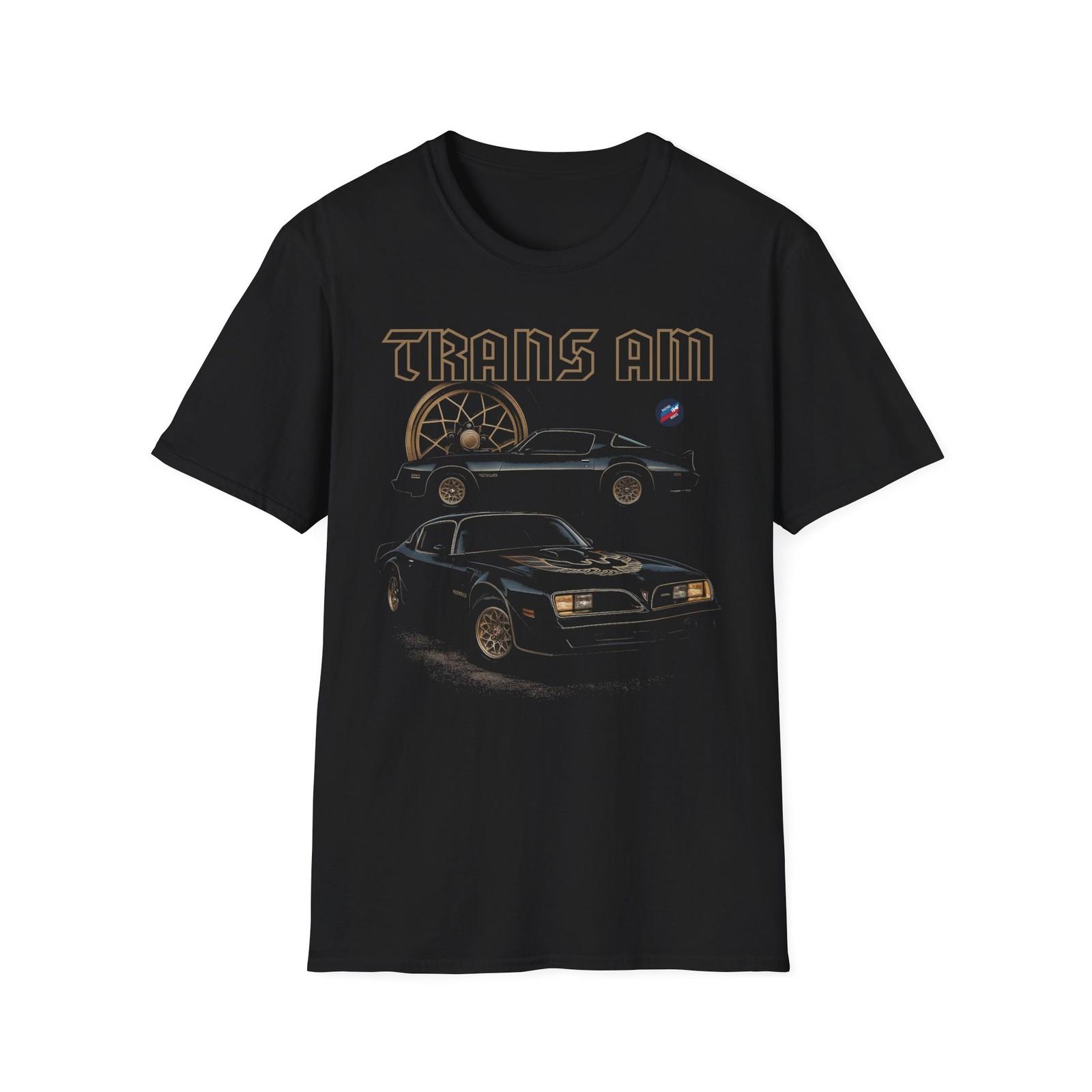 1977 Trans Am Shirt – Black Firebird Muscle Car Graphic Tee XXXXL
