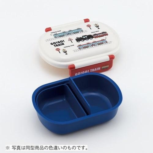 Skater Character 24 Antibacterial Dishwasher Safe Soft Lid Tight Lunch Box, Oval Shape, 360ml Trio Set (Chopsticks, Spoon, Fork), Lunch Drawstring Bag
