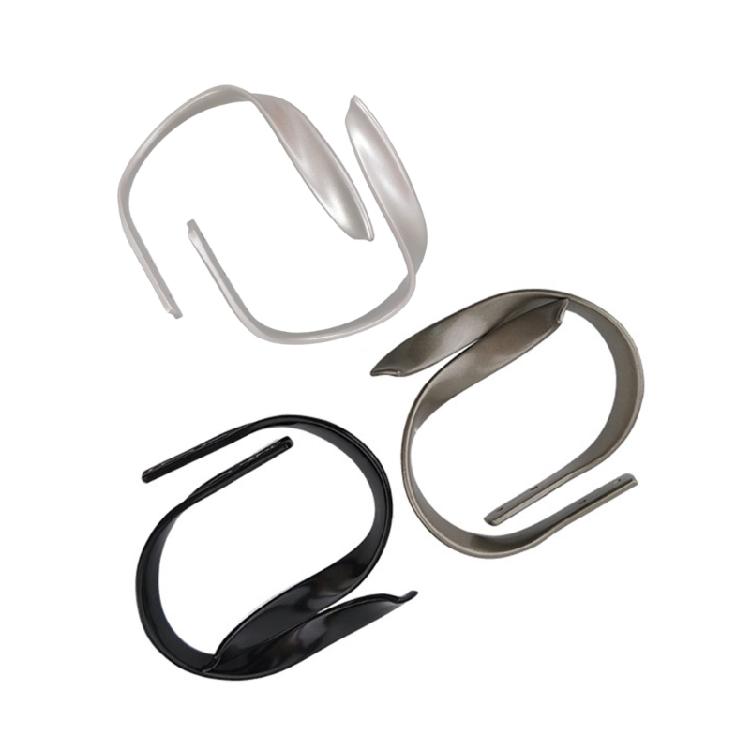 Contemporary Metal Drapery Tiebacks 2 Pack Wall Mounted Curtain Holdbacks Hooks Accessories for Elegant Interior Decors