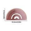 1pcs Creative Metal Angle Measuring Tool Vintage Copper Ruler Precision Protractor Stationery School Supplies For Students