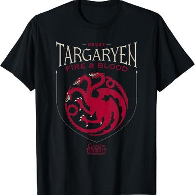 Game of Thrones Haus Targaryen Wappen T-Shirt
