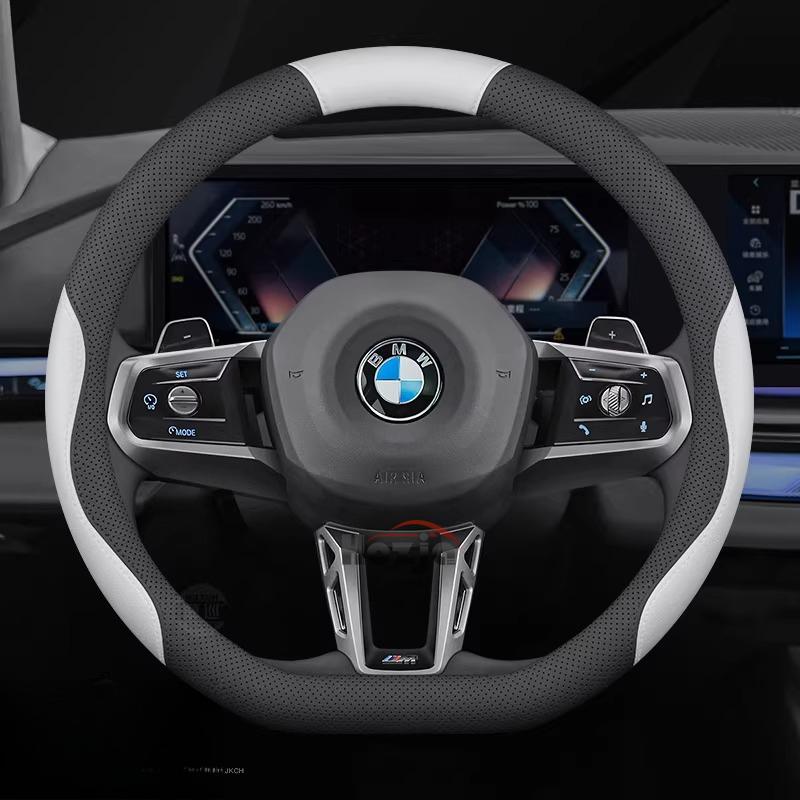 Leder Auto Lenkradabdeckung für BMW F20 G30 E91 E92 X3 G01 F40 X5 F15 F32 E70 F22 E93 G31 G05 F48 E83 Innenraumzubehör