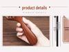 Sandalwood Air Cushion Oval Comb - Solid Wood Fluffy Hairbrush for Head Meridian Massage
