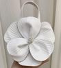 Französische Blütenblatt-Blumen-Handtasche - Frühlings-Tragetasche & Umhängetasche mit Kette für Damen