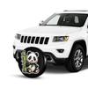 1pc Panda Car Spare Tire Protection Cover | Suitable For 14-17 Inch Tires, Polyester Material, Universally Applicable For Jeeps,