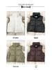 2024 Trendy Loose Stand-Up Collar Cotton Vest: Sleeveless Autumn/Winter Outerwear