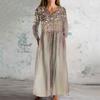 Women's Fashion Dress Spring V-neck Long Sleeve Dress