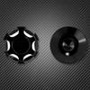 Motorcycle Head Bolt Covers Spark Plug Caps King Crown Fit For Harley Sportster XL883 Dyna Softail Tiwn Cam Big Twin Evolution 1340 Black 4PCS