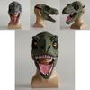 Jurassic World Dinosaur Latex Mask Headgear Tyrannosaurus Rex Halloween Cosplay Prop