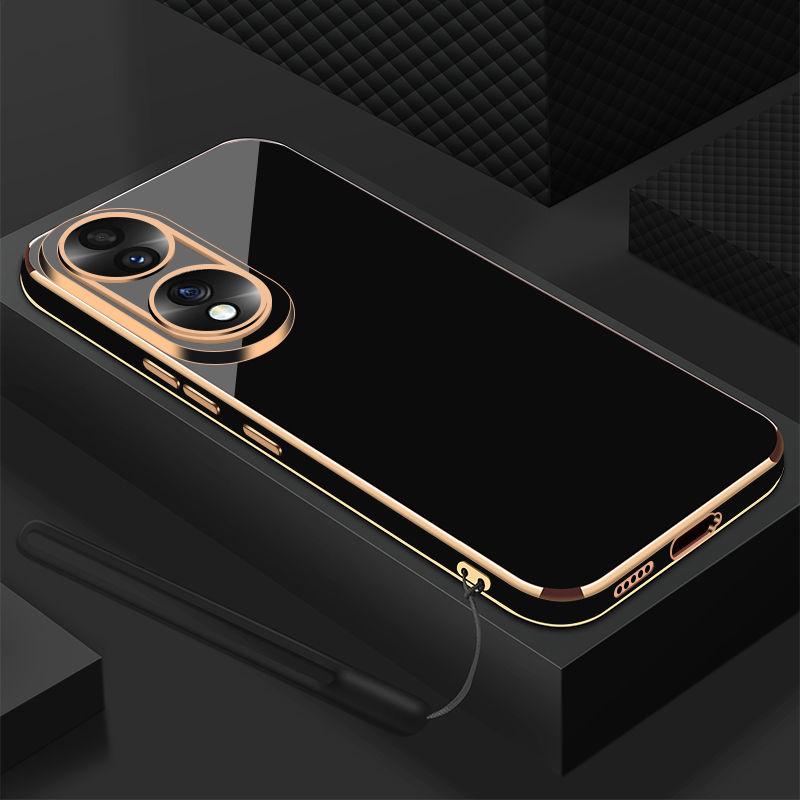 

Для Honor X7b чехол Роскошный квадратный чехол CLK-LX1, CLK-LX2, CLK-LX3 чехол для телефона Противоударный силиконовый чехол-накладка Fundas For Honor X7b&Case & Strap