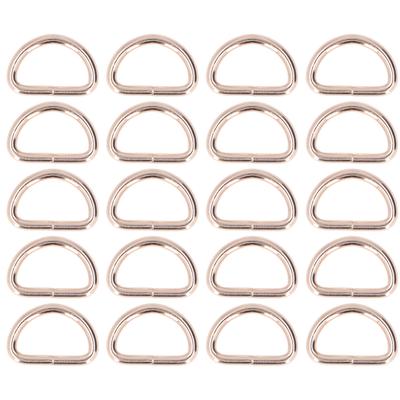 20 Stück D-Ringe, 4 x 38 x 23 mm, starke Struktur, weit verbreitet, elegantes Aussehen, DIY-Bastelarbeiten für Taschen und Geldbörsen