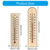 Wall Mountable Wooden Temperature Gauge Accurate -40℃ To 50℃ with Safe Kerosene Solution Large Display Area for Easy Installation