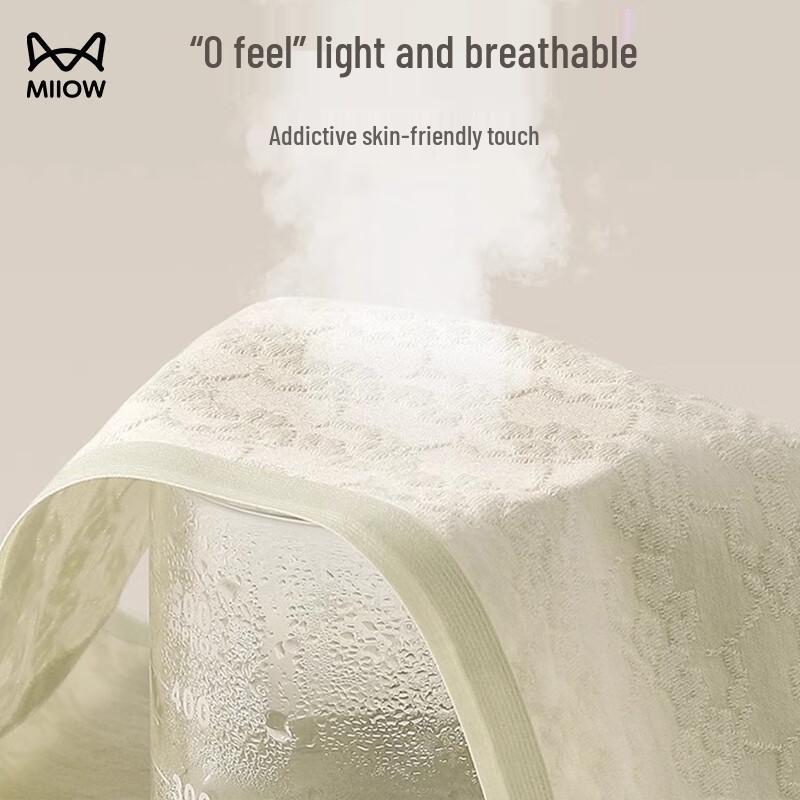 MaoRen Women's 10A Antibacterial Breathable Pure Cotton Mid-Rise Briefs