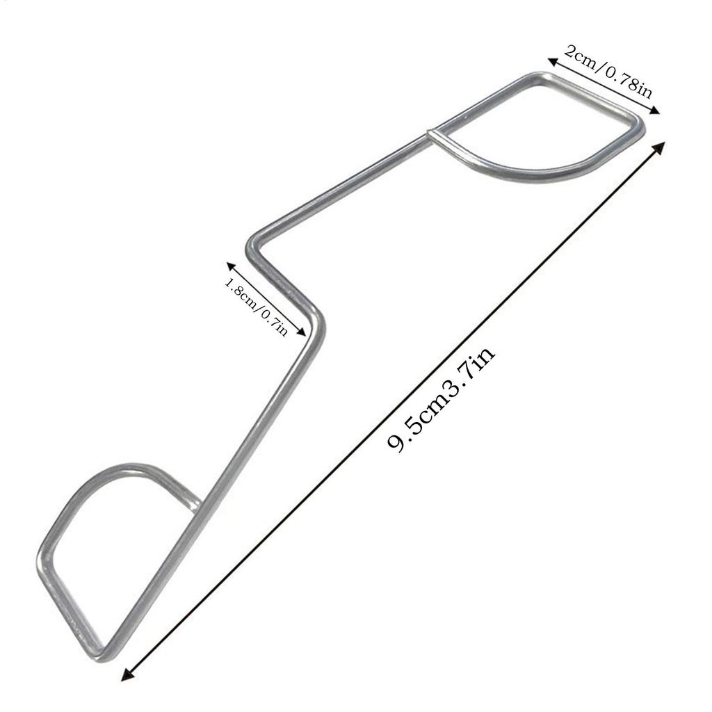 Fence Tensioner 25PC Fence Post Fasteners Stainless Steel Garden Post Tensioning Clamps for Agricultural Farm Highway Sport Lawn