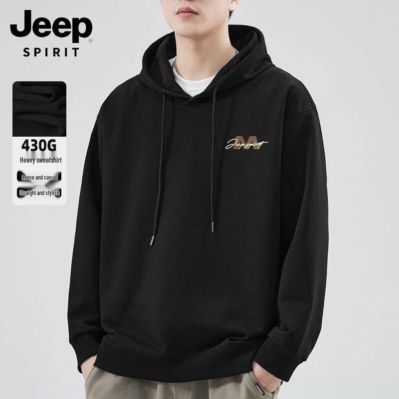 JEEP SPIRIT Men's Autumn Hooded Sweatshirt