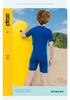 Unisex Kids' Quick-Dry Sun Protection One-Piece Swimsuit for Training & Sports