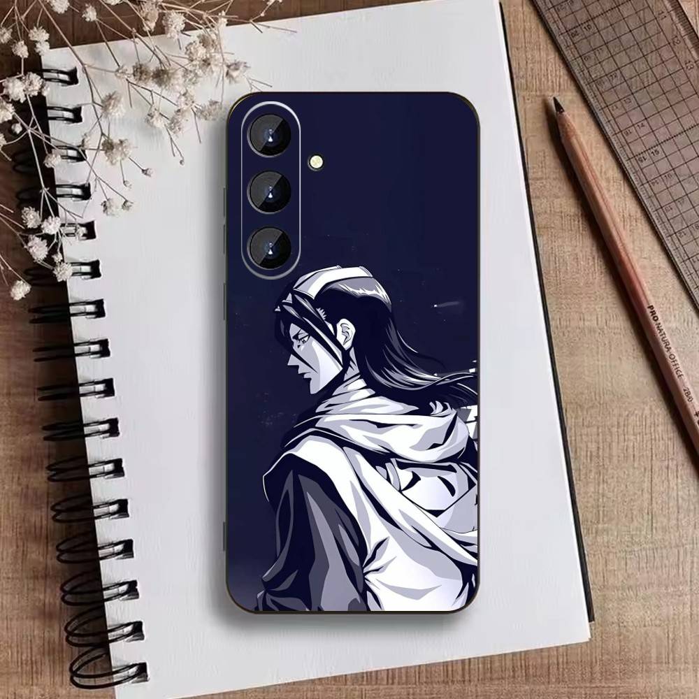 B-Bleach Anime K-Kuchiki Phone Case For Samsung Galaxy A73,A21s,A22,A31,A52,A53,A71,A41Soft Black Shell