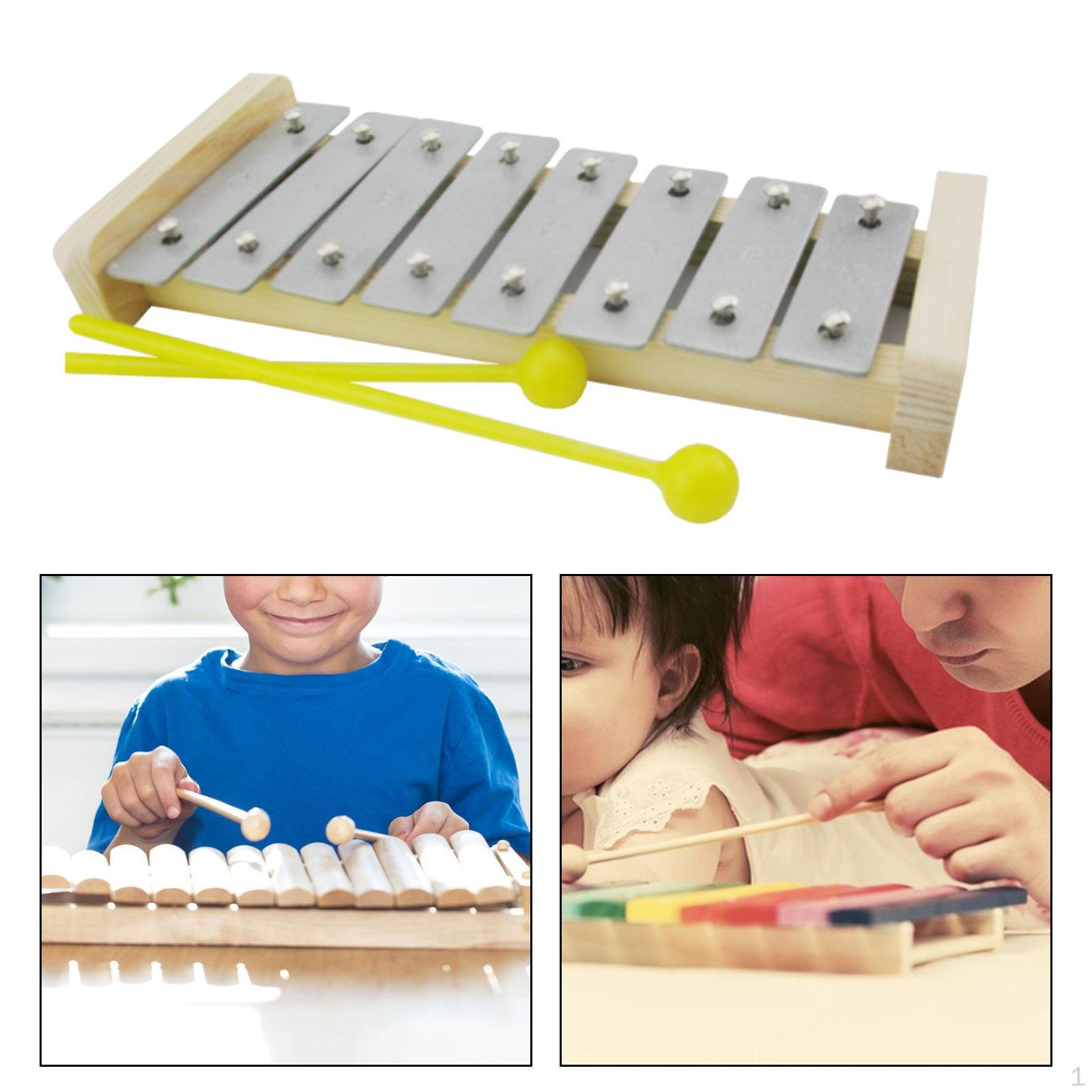 

Детские деревянные ксилофоны, игрушки Монтессори, стуки с 2 молотками, детский музыкальный инструмент для