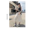 Retro Wide Leg Jeans for Women Unisex High Waisted Loose Fit Slimming Versatile Seven Quarter Over the Knee Mid Length Pants