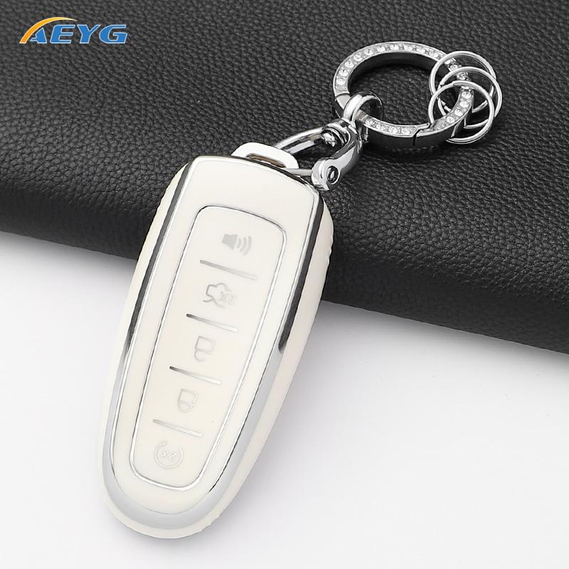 New Soft Tpu Car Key Case Cover Shell For Ford Explorer Edge Escape Flex Taurus 2011 2012 2013 2014 5 Buttons Accessories