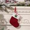 Christmas Socks Candy Boots With Small Bells Holiday Gift Bags Christmas Trees  Boots For Fireplace