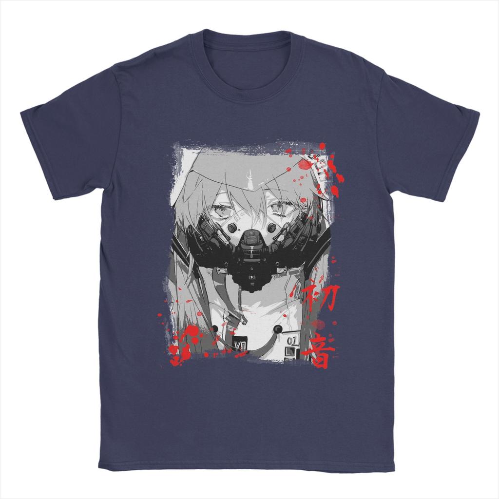 Vocaloid Hatsunes Mikus 08 T Shirts for Men Pure Cotton Funny TShirts O Neck  Tees Short Sleeve Clothes Plus Size