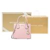 Michael Kors MK Mercer Logo Vintage Solid Color Accordion Shoulder Crossbody Bag Women Handbags Cherry-Blossom-Pink 35S1GM9M2L-648