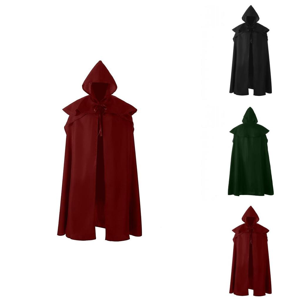 Gothic Vampire Cloak With Cotton Material For Halloween Party And Themed Events