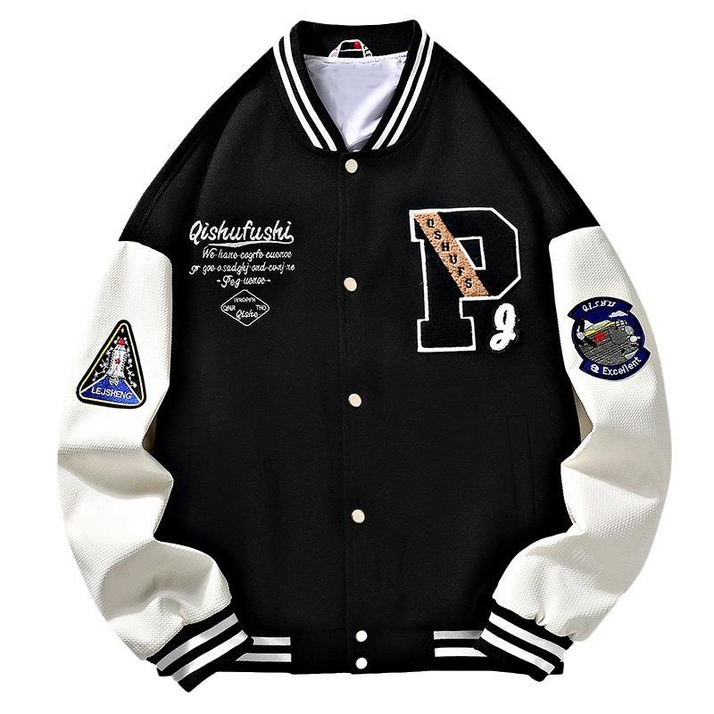 Korean Retro Baseball Uniforms for Men and Women Couples Spring and Autumn New Versatile Sweatshirts Tops Cardigans Jackets Trend