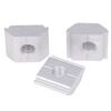5pcs 21.2mm 22.3mm 23.7mm Solar Panel Mounting Aluminum Alloy Bracket End Mid Clamp T-Blocks Square Nuts M8 T-Sliding Nut