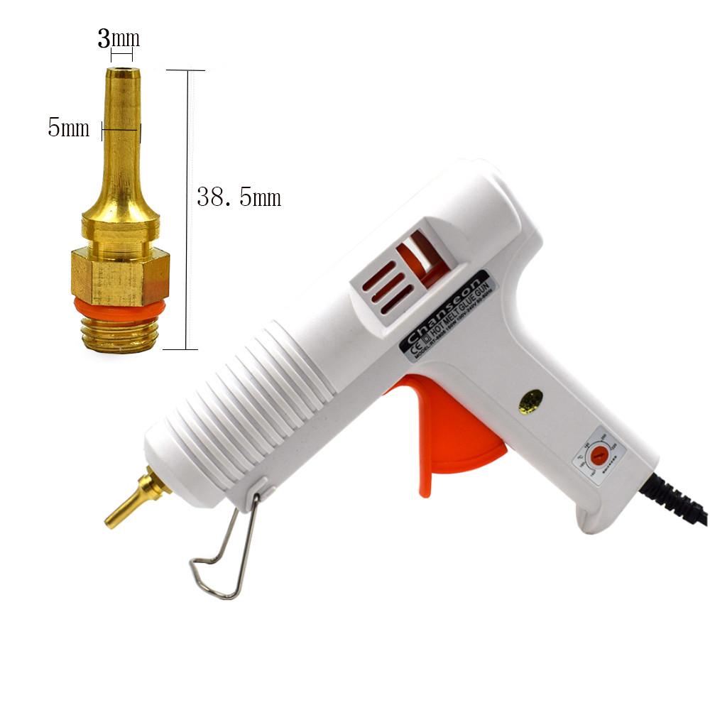 150W EU/US Hot Melt Glue Gun Smart Adjustable Temperature Copper Nozzle Heater Muzzle Diameter 11mm Craft Repair Tool